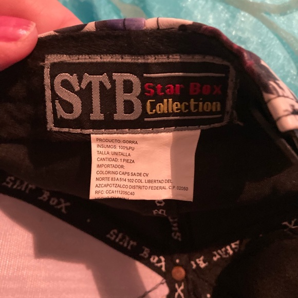 Star Box snap back cap floral Polyurethane nwot - Picture 5 of 7